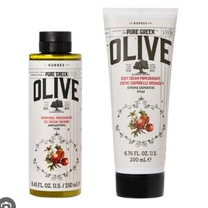 NIP Korres Pure Greek Olive set in Pomegranate